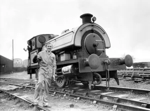 Locomotive No. 21 steamed into spring at the Tanfield Railway, near Stanley Locomotive No. 21 steamed into spring at the Tanfield Railway, near Stanley