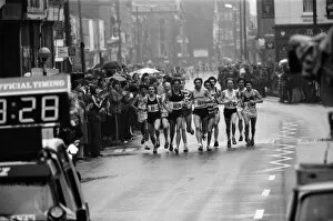 Images Dated 29th March 1981: London Marathon 1981, Sponsored by Gillette, Sunday 29th March 1981