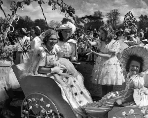 London May Queen Molly Mantell seen here during a May Day Festival in Central London London May Queen Molly Mantell seen here during a May Day Festival in Central London