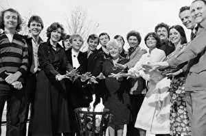 Images Dated 12th December 1977: London Weekend Television photo-call to introduce some of the shows they will be