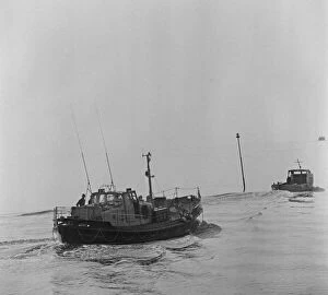 Images Dated 1st August 1970: The former Longhope lifeboat T.G.B ON962, seen here leaving Littlehampton