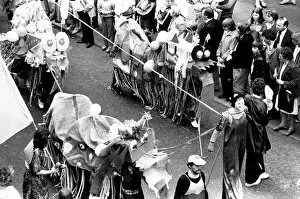 Images Dated 23rd June 1979: The Lord Mayor of Newcastles parade in the city centre on the 23rd June 1979