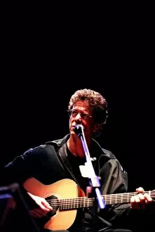 Images Dated 11th July 1997: Lou Reed singing at concert 11th July 1997