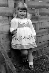 Louise Brown at home in Bristol - May 1980 Louise was the first test tube baby Louise Brown at home in Bristol - May 1980 Louise was the first test tube baby