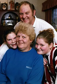 Images Dated 18th January 1994: Louise Brown right aged 16 the worlds first test tube baby with her family including