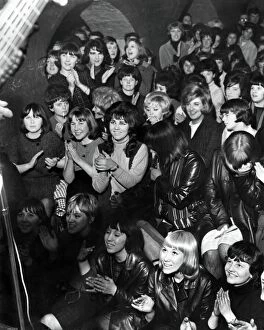 Fans Gallery: A lunchtime audience at the Cavern. Club in Liverpool. The club has been the springboard