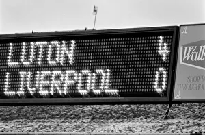 00260 Gallery: Luton 4 v. Liverpool 1. Division One Football. October 1986 LF20-16-059