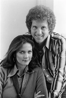 Lynda Carter american actress who played the part of the superhero Wonder Woman with her Lynda Carter american actress who played the part of the superhero Wonder Woman with her
