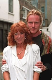Images Dated 19th August 1992: LYNDA LA PLANTE WITH STEVEN WADDINGTON AT BBC PHOTOCALL 19 / 08 / 1992