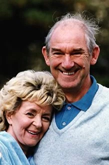 Images Dated 15th September 1992: Lynne Perrie with her husband Derek Coronation Street Actress