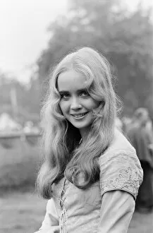 Lysette Anthony, British actress aged 17 years old, on set of new television film Ivanhoe