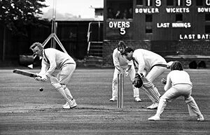 Images Dated 2nd June 1978: M Hill of Marske batting against Stockton at Stockton. 2nd June 1978