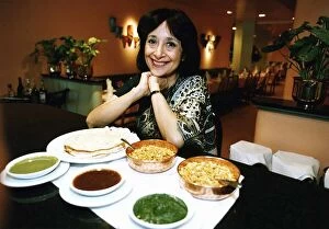 Images Dated 7th June 1992: Madhur Jaffrey Actress and TV Chef who has started a restaurant in New York
