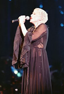 Images Dated 25th September 1993: Madonna in concert. The Girlie Show World Tour, Wembley Stadium. 25th September 1993