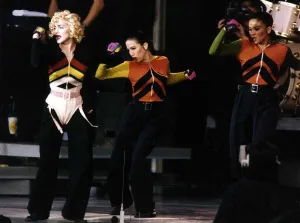 Images Dated 1st July 1990: Madonna the singer and actress in her european show in gothenberg Sweden