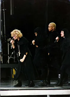Images Dated 1st July 1990: Madonna singer and actress during her first European date in Gothenberg Sweden DBase