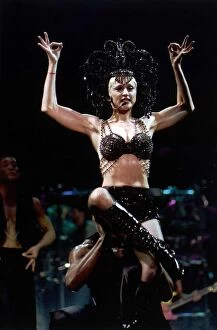 Images Dated 14th October 1993: Madonna the singer and actress performing in madison square gardens playing the part of
