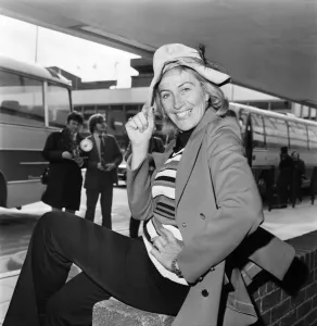 Maggie Fitzgibbon flew in fresh from a screen honeymoon with Harry Secombe Maggie Fitzgibbon flew in fresh from a screen honeymoon with Harry Secombe