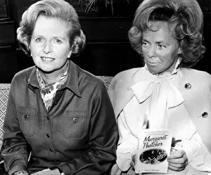 Images Dated 1st November 1978: Maggie Thatcher PM November 1978 with Author Tricia Murray