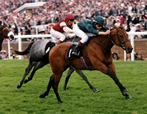 Magic Ring with jockey Alan Munro winning at Royal Ascot - June 1991 Magic Ring with jockey Alan Munro winning at Royal Ascot - June 1991