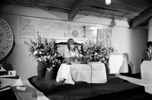 Maharishi is back in Town. March 1975 75-01534-004 Maharishi Mahesh Yogi - founder of Maharishi is back in Town. March 1975 75-01534-004 Maharishi Mahesh Yogi - founder of