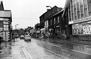 00784 Gallery: The main shopping street in Treorchy, Wales. 8th November 1979