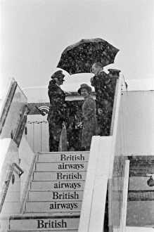 Prince Philip Gallery: Her Majesty Elizabeth II and Prince Philip leaving Heathrow Airport for Bahrain