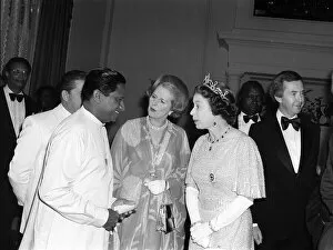 Her Majesty The Queen in Zambia August 1979 Margaret Thatcher with Queen Elizabeth