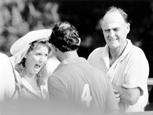 Major Ronald Ferguson with his daughter Sarah and Prince Charles at a Polo match Major Ronald Ferguson with his daughter Sarah and Prince Charles at a Polo match