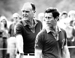 Major Ronald Ferguson and Prince Charles at Windsor playing polo June 1988 Major Ronald Ferguson and Prince Charles at Windsor playing polo June 1988