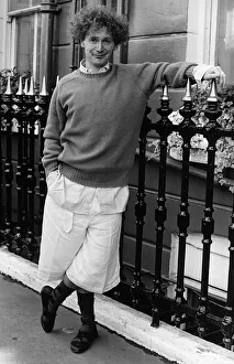 Malcolm McLaren pop impressario 1985 former manager of pop group punk The Sex Malcolm McLaren pop impressario 1985 former manager of pop group punk The Sex