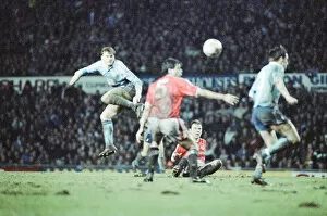 Images Dated 11th March 1992: Man United 2-1 Middlesbrough, League Cup match at Old Trafford, Wednesday 11th March 1992