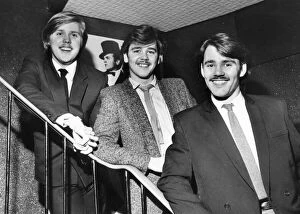 Images Dated 1st February 1980: The three managers at Cagneys Night Club in Liverpool, Phil McDonagh