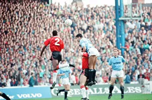 Images Dated 23rd September 1989: Manchester City 5-1 Manchester United, League match at Maine Road
