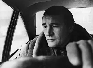 Sheepskin Coat Gallery: Manchester City manager Malcolm Allison seen here driving his car 3rd March 1979