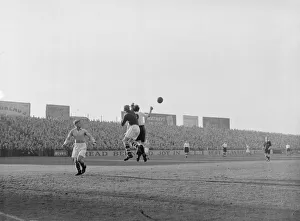Manchester City v Fulham Trautmann ( Man City) punches clear from Geoff Taylor Manchester City v Fulham Trautmann ( Man City) punches clear from Geoff Taylor