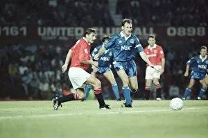 Images Dated 19th August 1992: Manchester United 0 - 3 Everton, Premier League match at Old Trafford