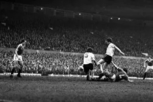 Images Dated 28th February 1981: Manchester United 0 v. Leeds United 1. Division One Football. February 1981 MF01-37-008