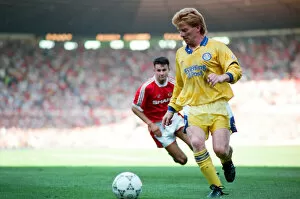00335 Gallery: Manchester United 1-1 Leeds United 1992 Premier League Campaign Action