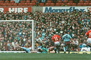 Images Dated 4th May 1991: Manchester United 1 v. Manchester City 0. Ryan Giggs scores his first goal for