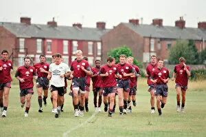 Images Dated 13th July 1995: Manchester United in their first day of training. 13th July 1995