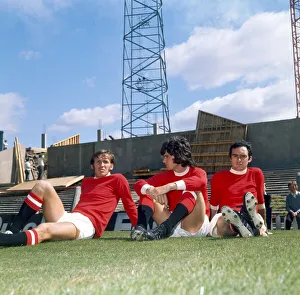 Manchester United Football Club Season 1971 - 1972 Left to Right pat Crerand Willie Manchester United Football Club Season 1971 - 1972 Left to Right pat Crerand Willie