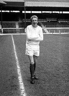 Core61 Gallery: Manchester United footballer Denis Law on the pitch at Old Trafford April 1969