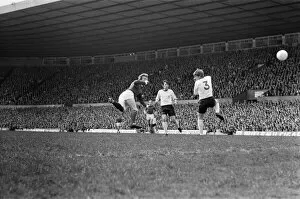 Images Dated 29th April 2011: Manchester United forward Denis Law scores the winning goal with a flying header during