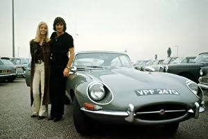 Images Dated 1st August 1970: Manchester United and Northern Ireland footballer George Best with his girlfriend Siv