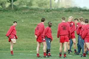 Images Dated 12th May 1995: Manchester United in training. 12th May 1995