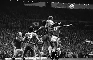 Manchester United v. Everton. March 1985 MF20-09-091 The final score was a one all