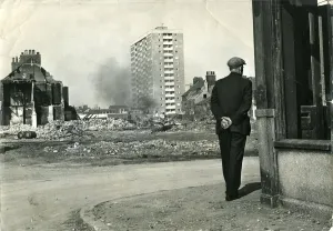 March 1965 and shows the last of the old houses to be pulled down in Day Street March 1965 and shows the last of the old houses to be pulled down in Day Street