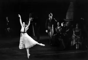 Marcia Haydee as Tatiana in the Stuttgart Ballet production of John CrankoOs ballet ' Marcia Haydee as Tatiana in the Stuttgart Ballet production of John CrankoOs ballet '