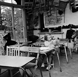 Margaret, aged 2 and a half, starts nursery school. She is the only one of 30 pupils at Margaret, aged 2 and a half, starts nursery school. She is the only one of 30 pupils at